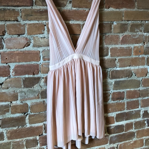 Maje nude cocktail or wedding dress - Picture 1 of 8